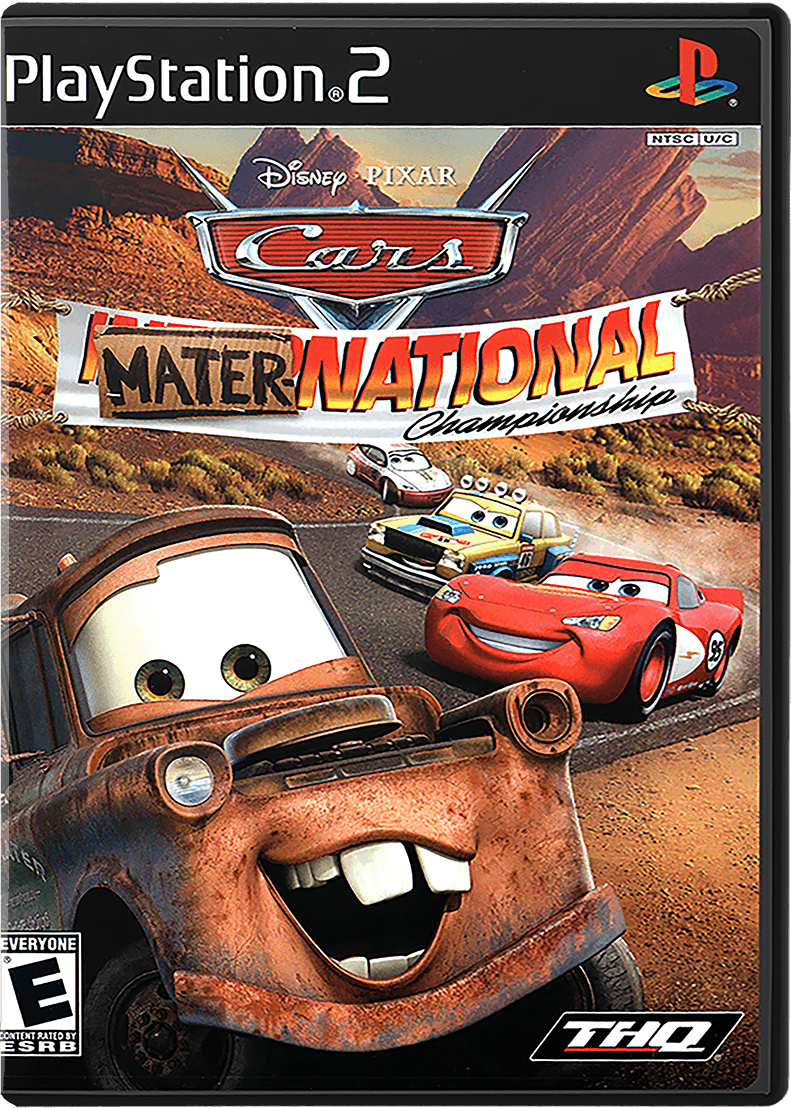 Cars Mater-National Championship box art for Playstation 2